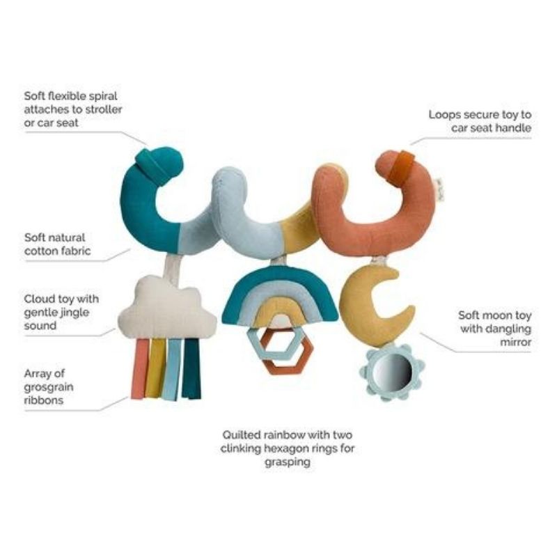 Car Seat Activity Toy - Spiral | Snuggle Bugz | Canada's Baby Store Car Seat Activity Toy - Spiral | Snuggle Bugz | Canada's Baby Store