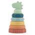 Itzy Stacker Silicone Stacking Toy/Teether Dino