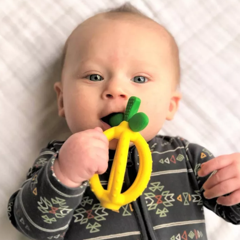 Bitzy Biter Teething Ball & Training Toothbrush