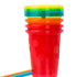 Take and Toss 10 oz Spill Proof Straw Cups - 4 Pack