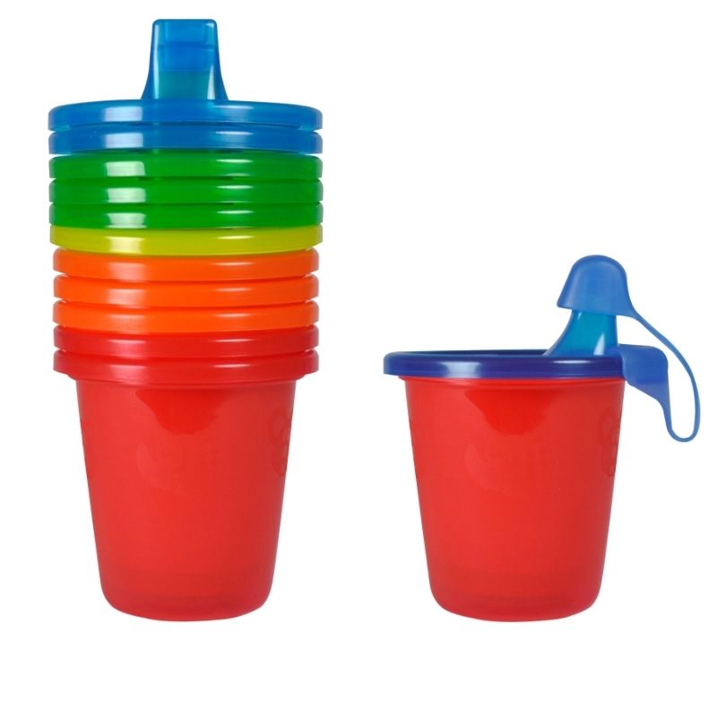 Take & Toss 7 oz. Spill-Proof Cups - 6 Pack