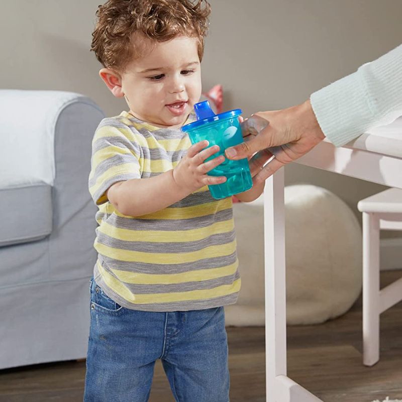 Take & Toss Spill-Proof 10 oz Sippy Cups - 4 Pack