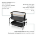 Iora Bedside Bassinet