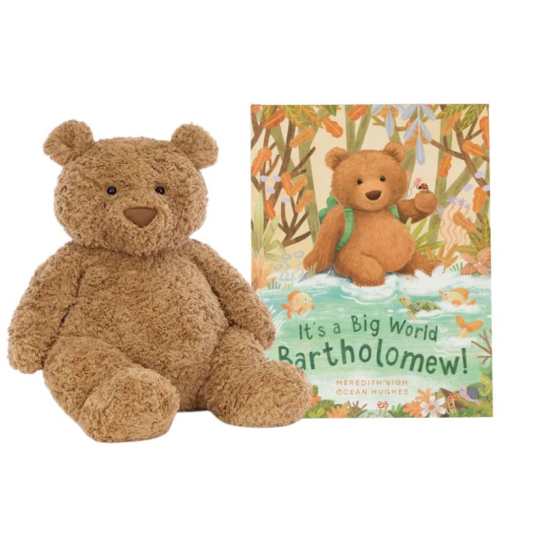 It's A Big World Bartholomew Book + Plush Bundle