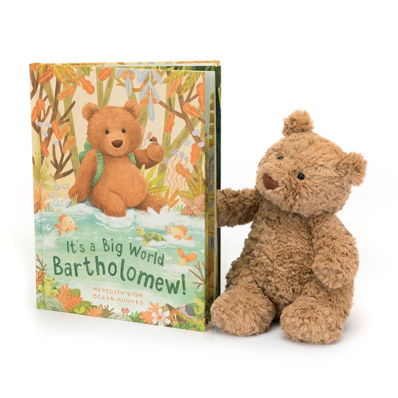 It's A Big World Bartholomew Book + Plush Bundle