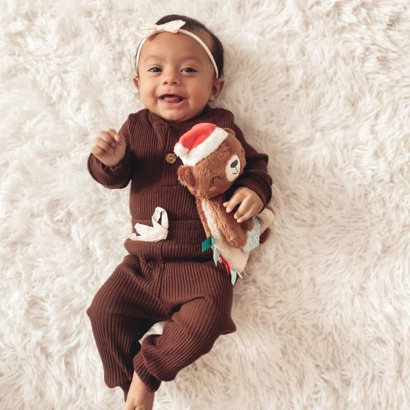 Holiday Lovey Plush & Teether Toy