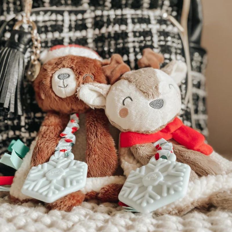 Holiday Lovey Plush & Teether Toy