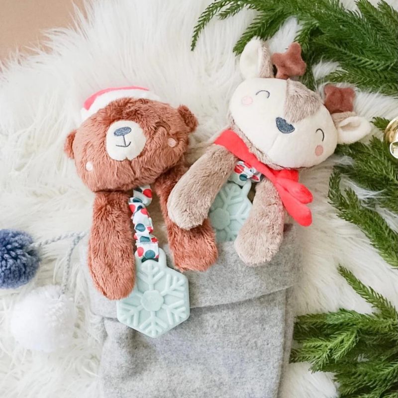 Holiday Lovey Plush & Teether Toy