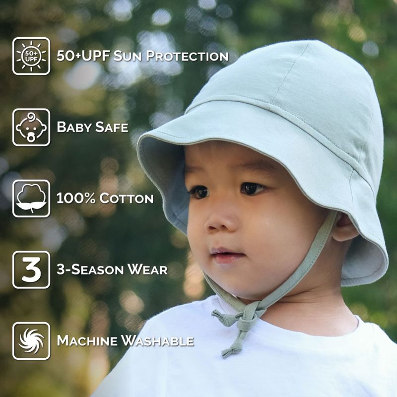 Cozy Cotton Baby Bucket Hats