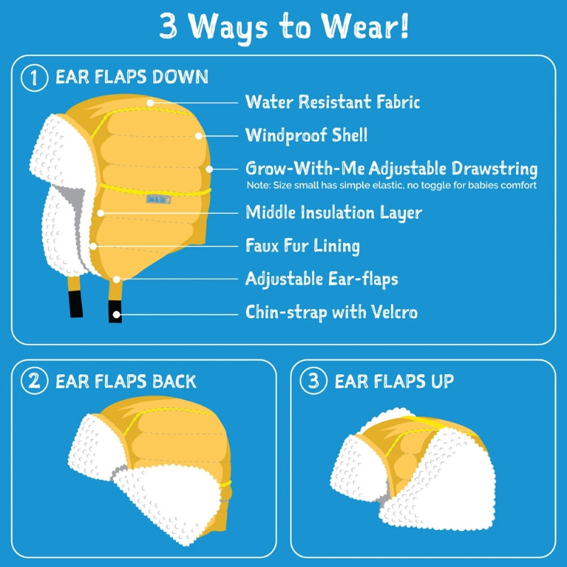 Kids Insulated Trapper Hat