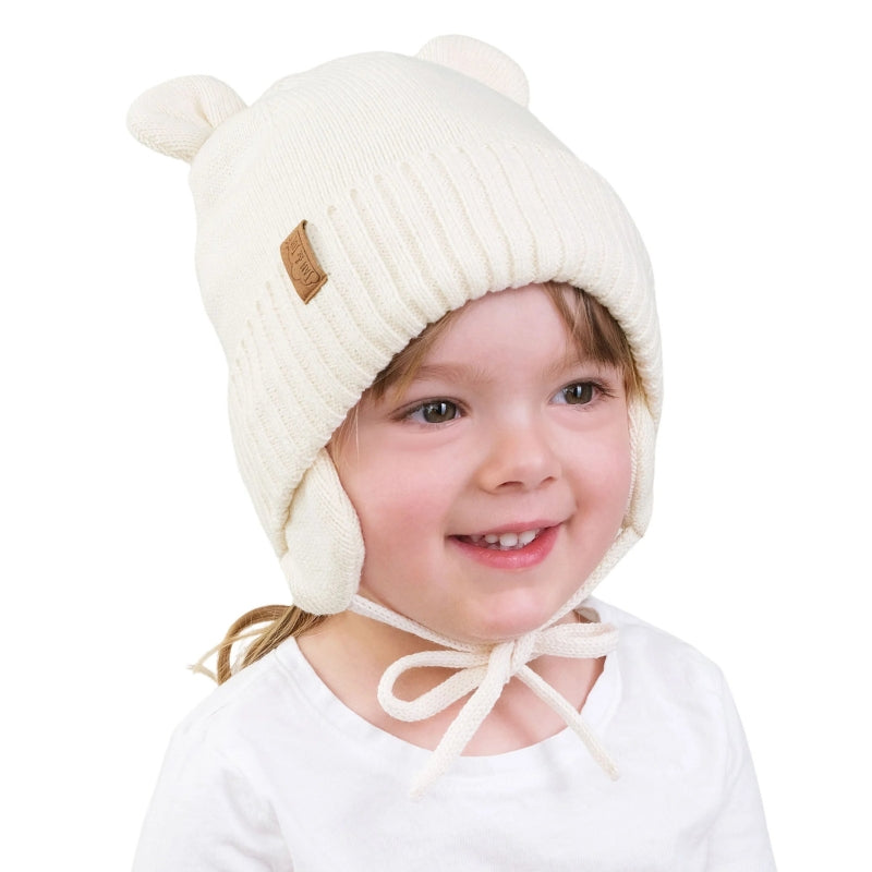 Kids Bear Knit Hats
