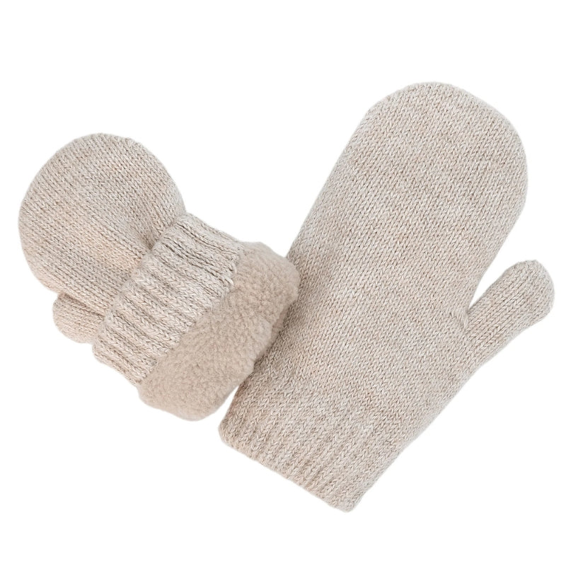 Kids Cozy Knit Mittens