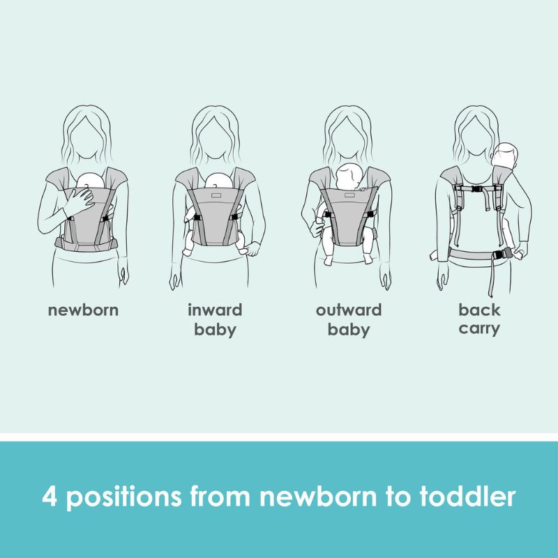 4 position best sale baby carrier