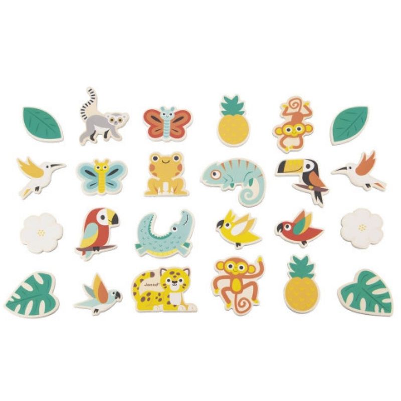 24-Piece Tropical Magnet Set