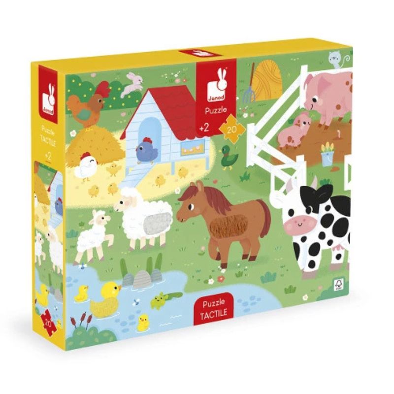 20-piece 'The Farm' Tactile Puzzle