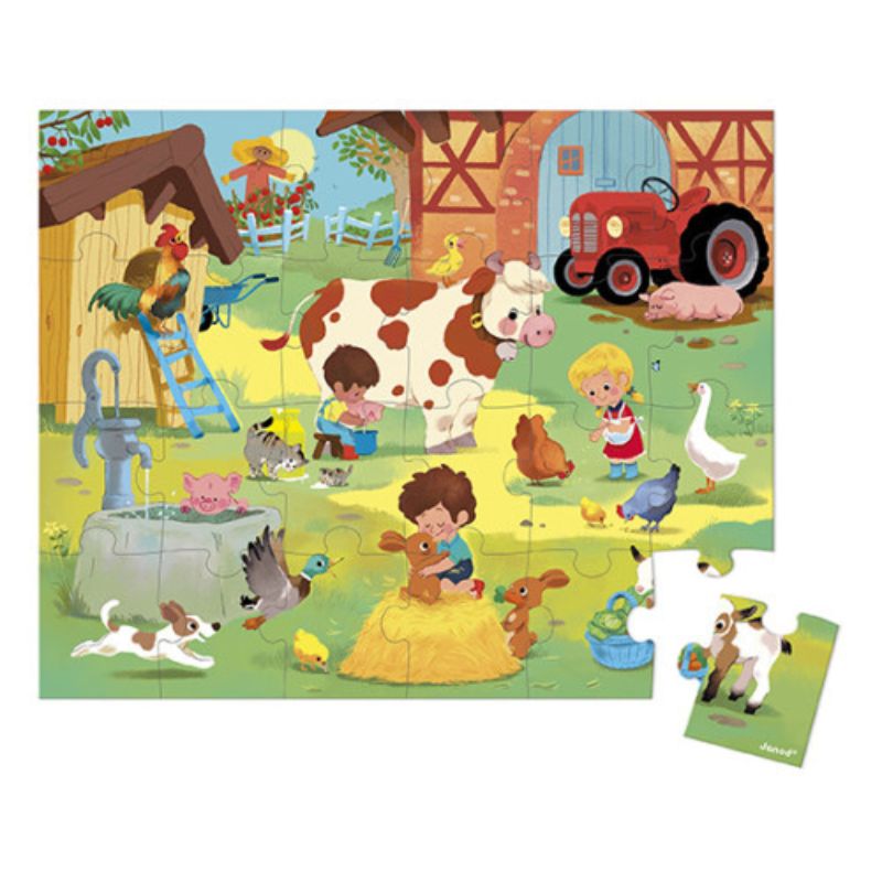 A Day At The Farm - 24 Piece Puzzle
