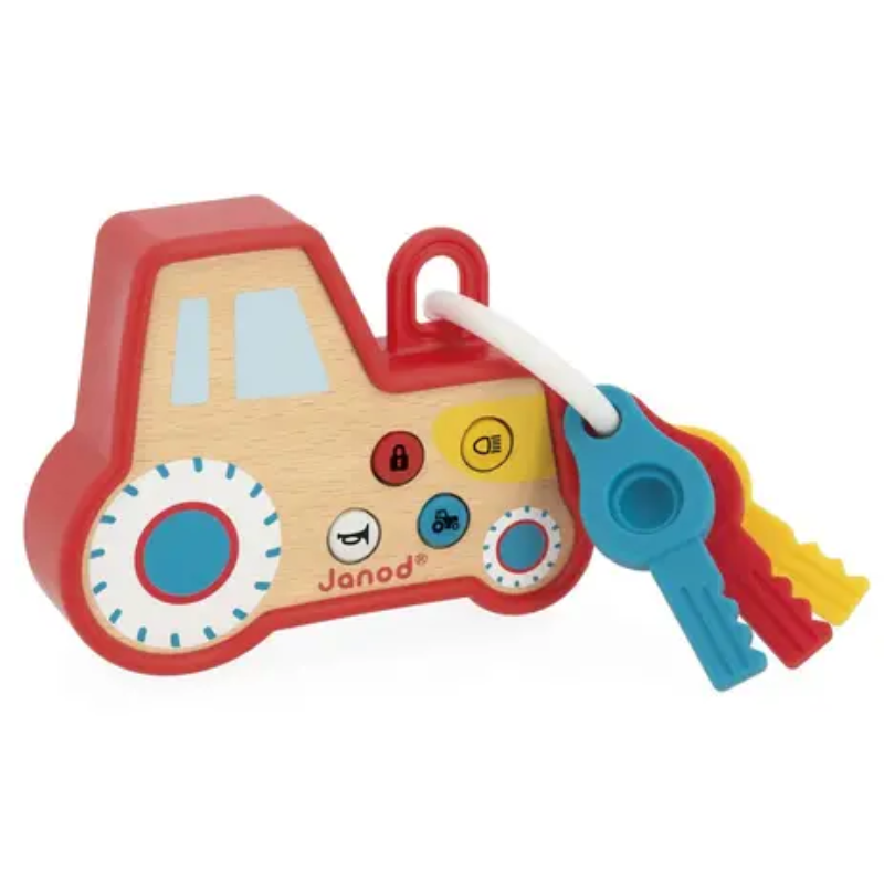 Wooden Tractor Activity Key Set