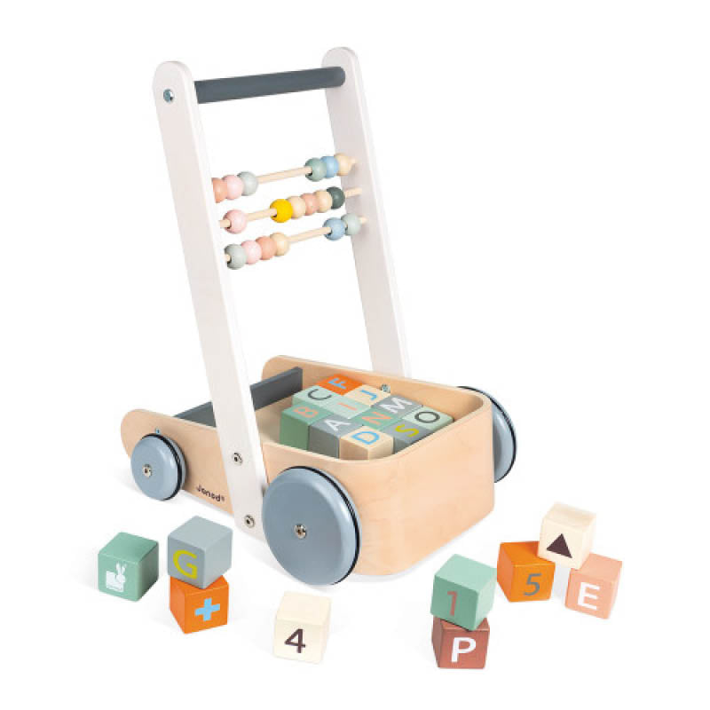 Sweet Cocoon Cart with ABC Blocks