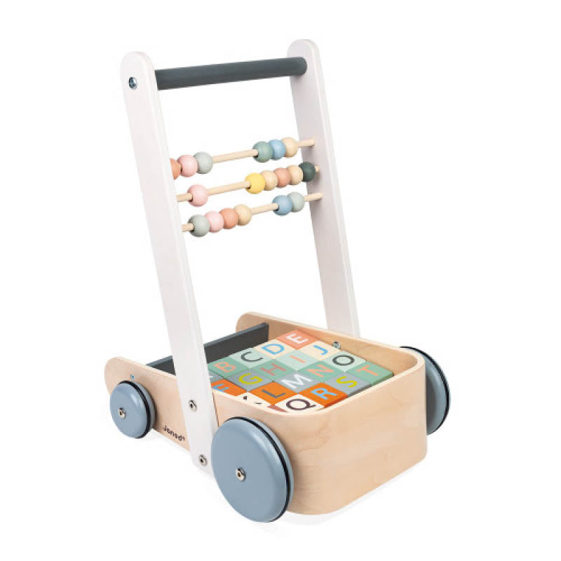 Sweet Cocoon Cart with ABC Blocks