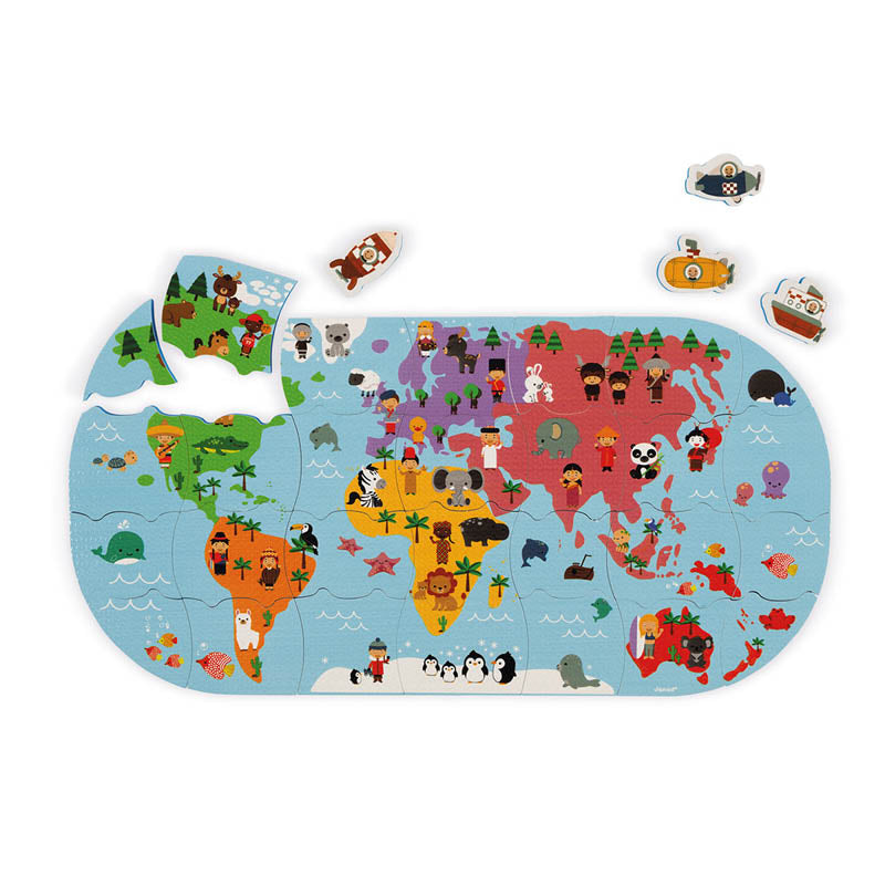 Explorers Map Bath Toy