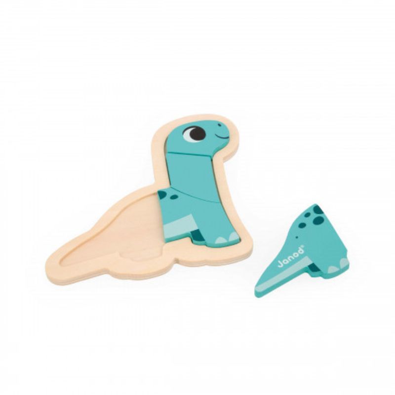 4 Progressive Puzzles Dino