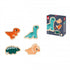 4 Progressive Puzzles Dino