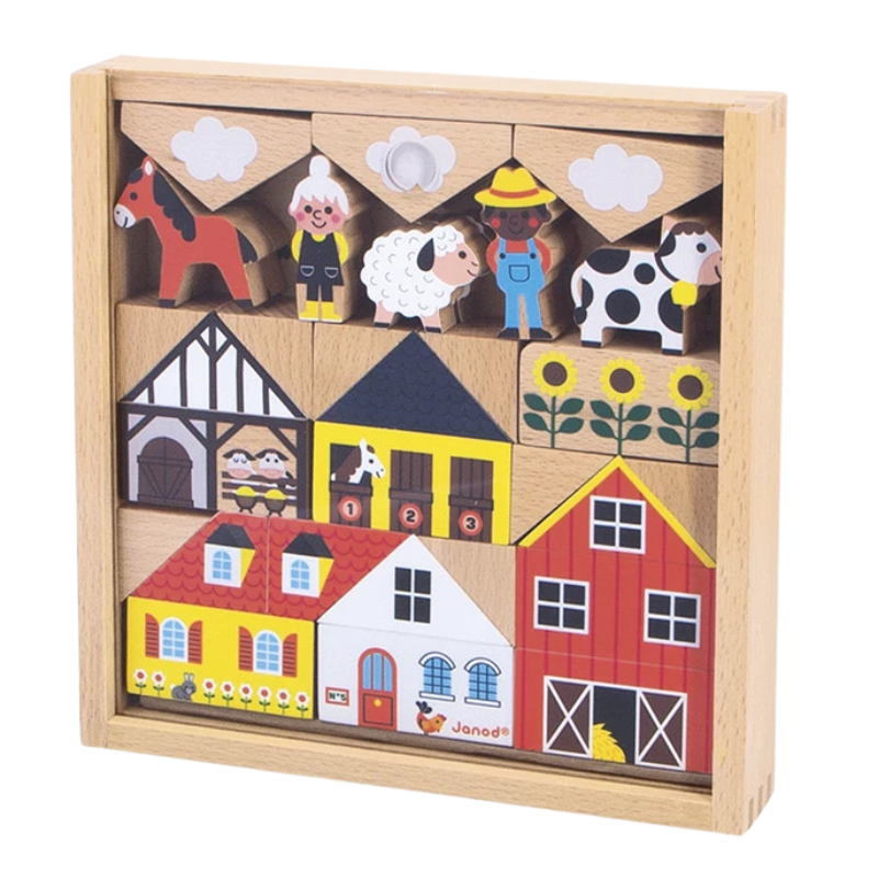 Cross Roads Wooden Blocks