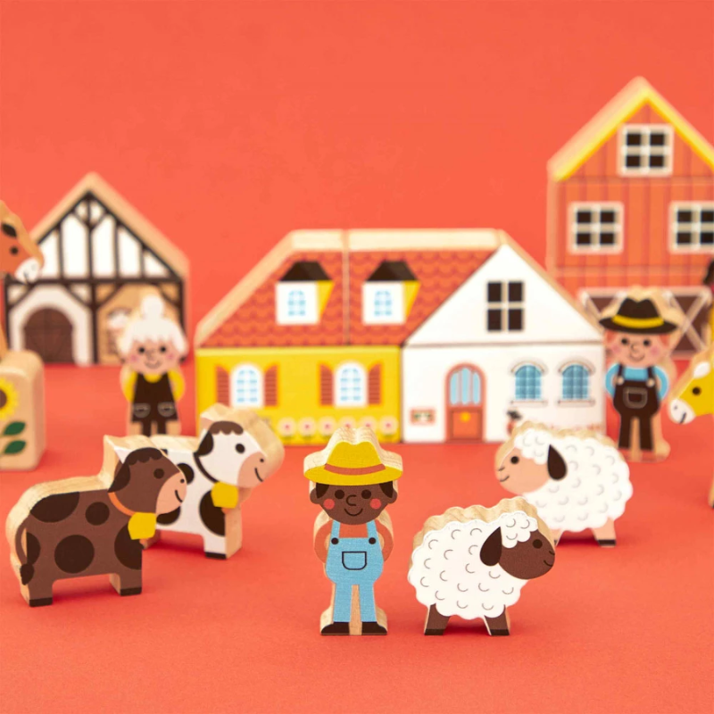 Cross Roads Wooden Blocks