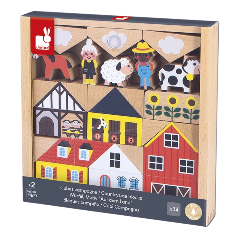 Cross Roads Wooden Blocks