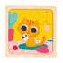 9 Piece Wooden Puzzle Peanut The Cat