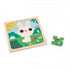 9 Piece Wooden Puzzle White Rabbit