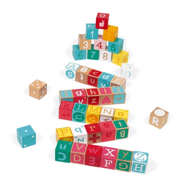 Kubix 40 Block Letters and Numbers Puzzle