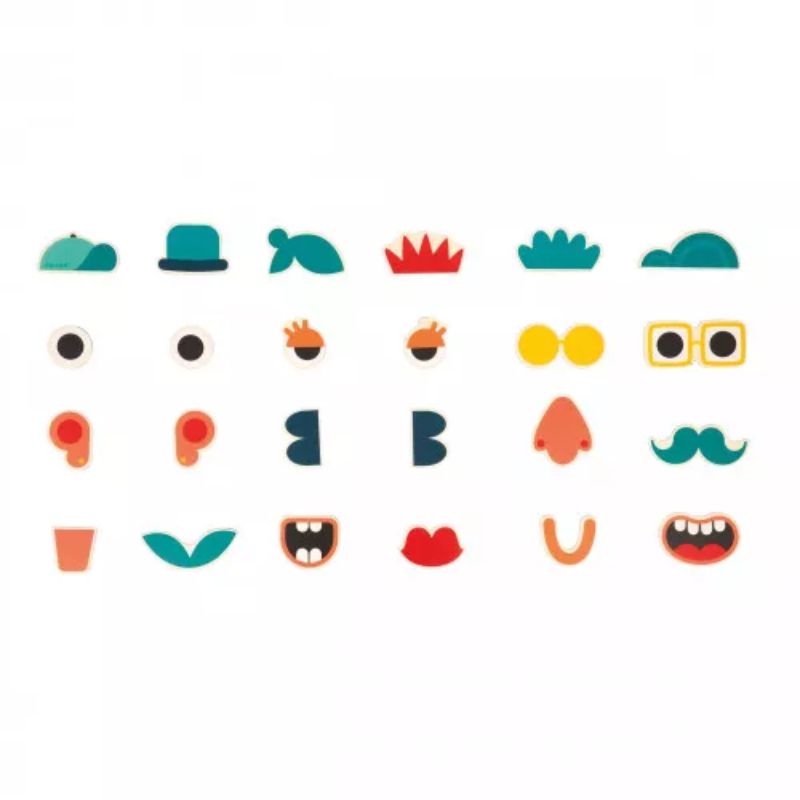 Mix And Match Magnets - 24 Piece Portrait