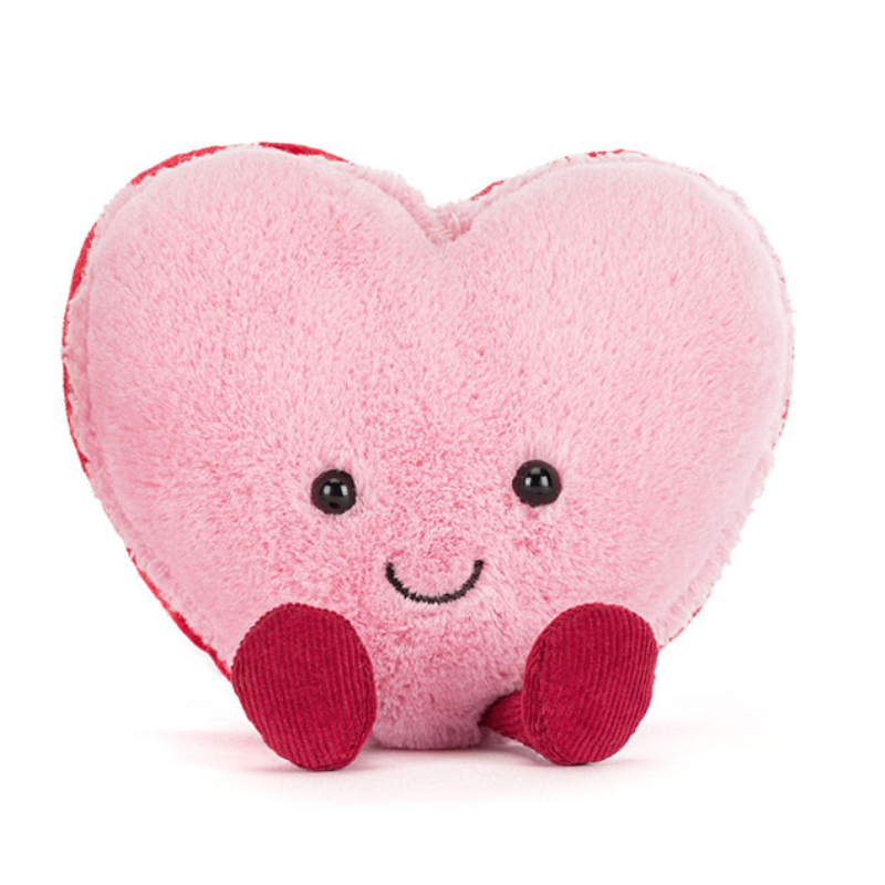 Amuseables Heart Macaron Plush Toy