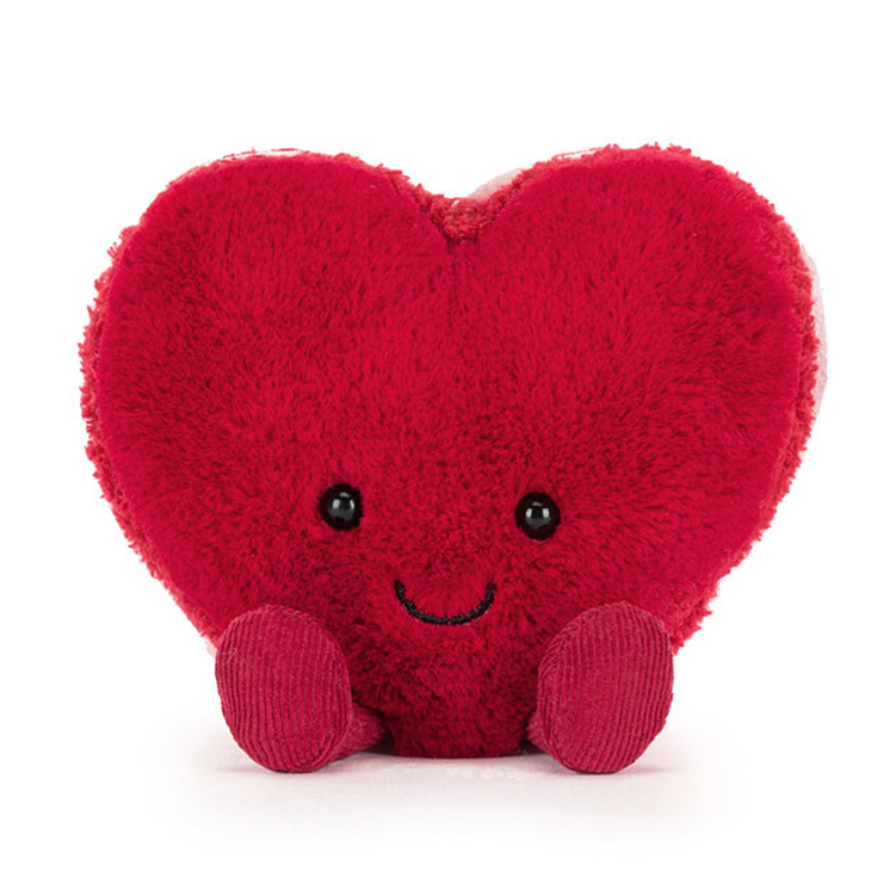 Amuseables Heart Macaron Plush Toy