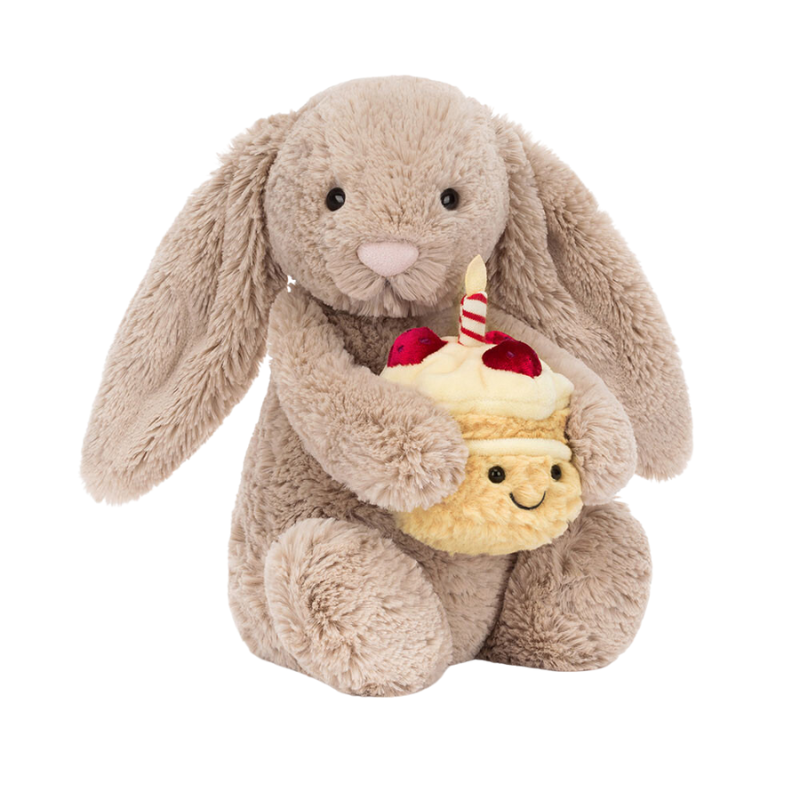 Bashful Beige Bunny Birthday