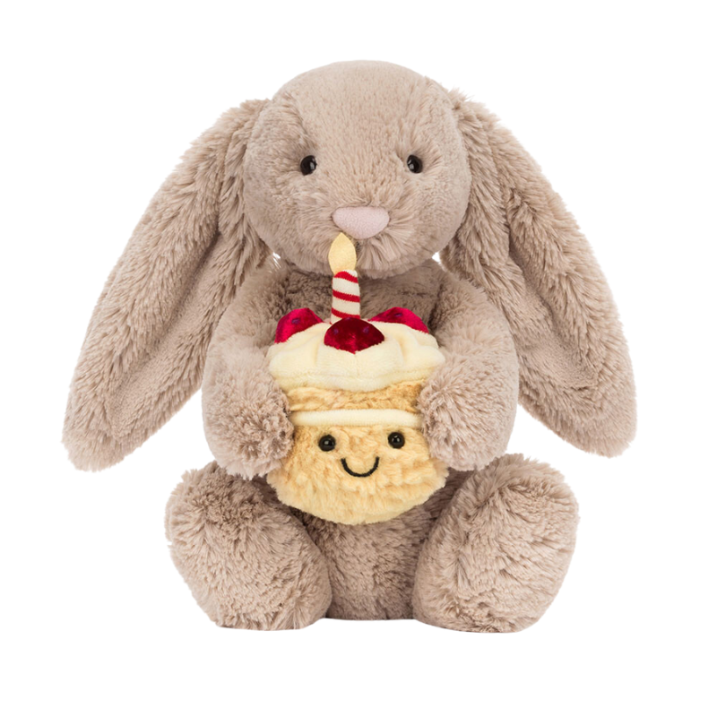 Bashful Beige Bunny Birthday