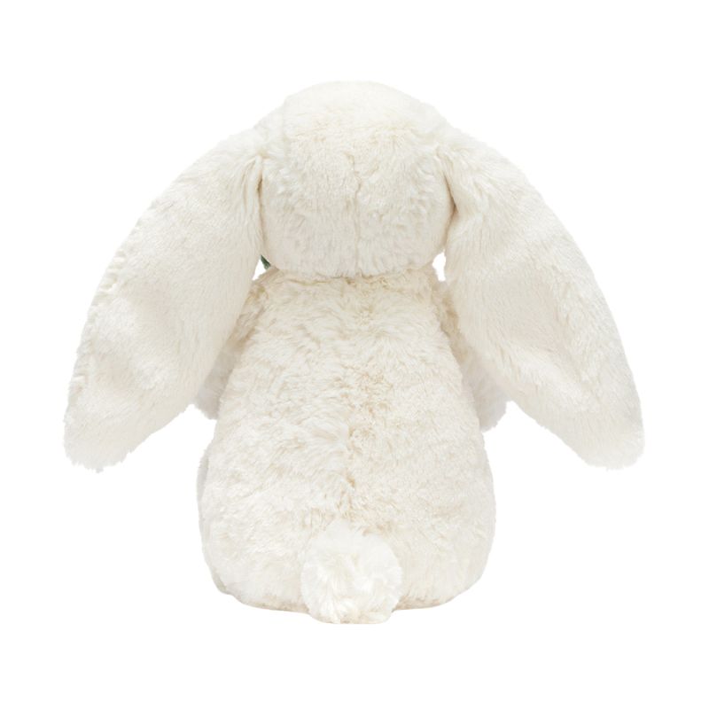 Cream Bunny with Plant Plush Toy