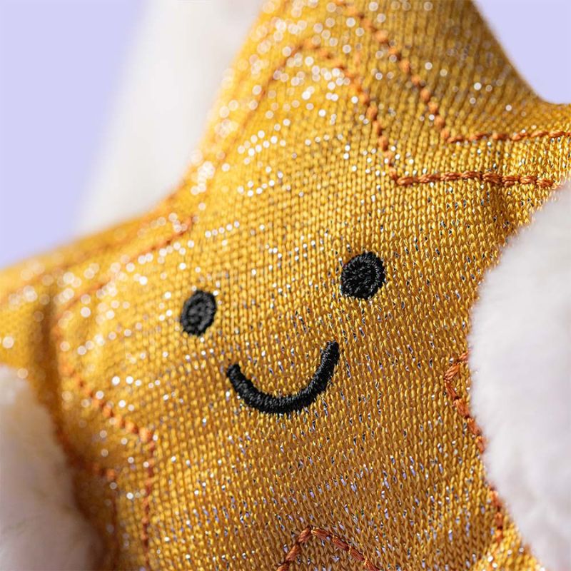 Cream Bunny with Star Plush Toy – Snuggle Bugz