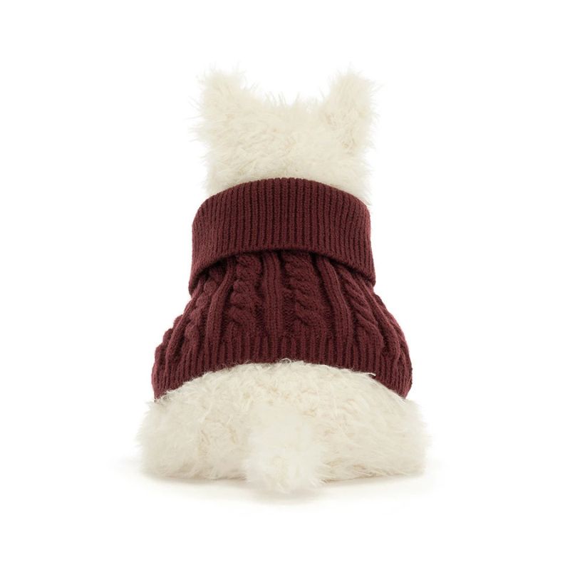 Munro Scottie Dog Winter Jumper Plush Toy