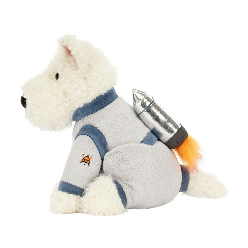 Munro Scottie Dog Space Outfit Plush Toy