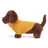 Sweater Sausage Dog Yellow