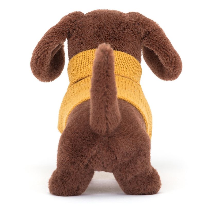 Sweater Sausage Dog Yellow