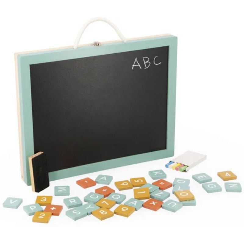 4-in-1 Portable Magnetic & Chalk Board