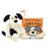 Bashful Puppy Loves You Book + Plush Bundle