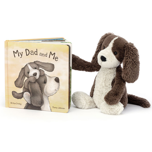 My Dad and Me Book & Bashful Fudge Puppy Bundle – Snuggle Bugz