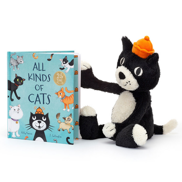 All Kinds of Cats Book & Jellycat Jack Bundle | Snuggle Bugz