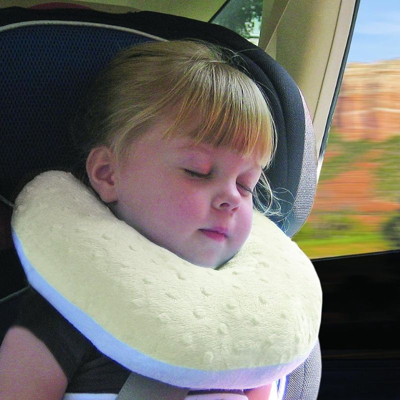 Sleep Time Neck Support Pillow - Grey