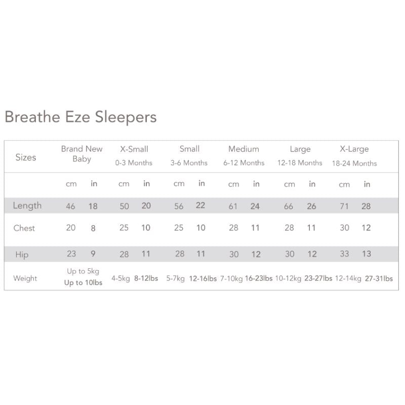 Breathe-Eze Sleeper White/Grey