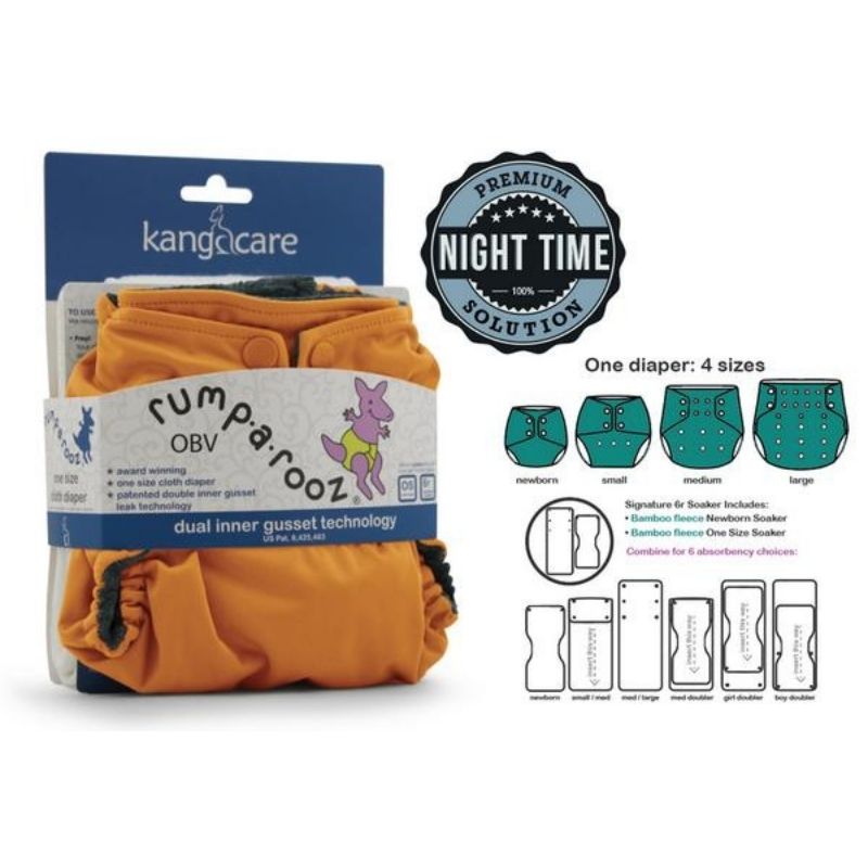 Rumparooz OBV One Size Pocket Cloth Diaper Salsa